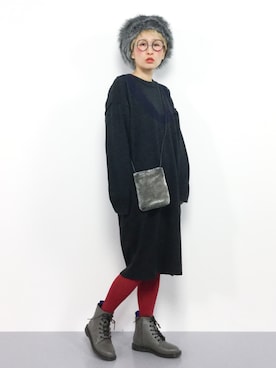 ひいこさん（レディース・154cm）の冬コーディネート