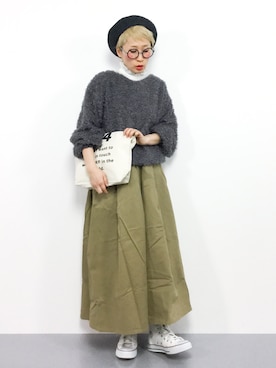 ひいこさん（レディース・154cm）の冬コーディネート