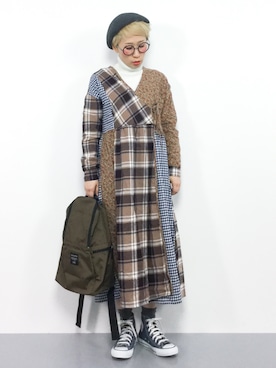 ひいこさん（レディース・154cm）の冬コーディネート