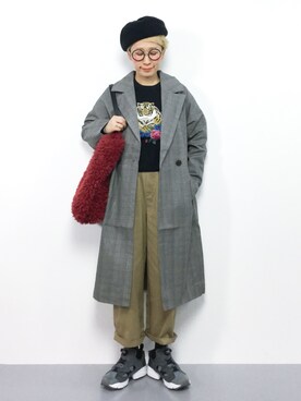 ひいこさん（レディース・154cm）の冬コーディネート