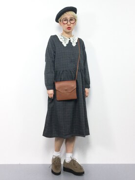 ひいこさん（レディース・154cm）の冬コーディネート