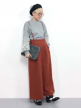 ひいこさん(レディース・154cm)の冬コーディネート