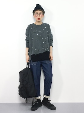 ひいこさん（レディース・154cm）の冬コーディネート