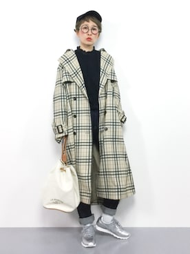 ひいこさん（レディース・154cm）の冬コーディネート