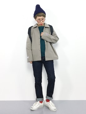 ひいこさん（レディース・154cm）の冬コーディネート