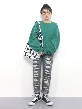 ひいこさん（レディース・154cm）の春コーディネート