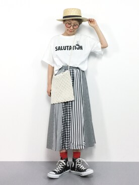 ひいこさん（レディース・154cm）の春コーディネート