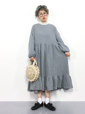 「アイテム（シューズ）」を使った、ひいこさん（レディース・154cm）の春コーディネート