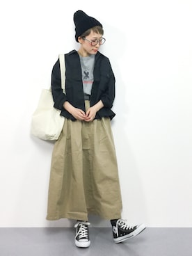 ひいこさん（レディース・154cm）の春コーディネート