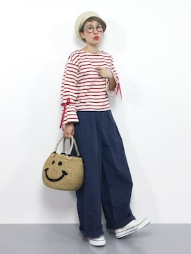 ひいこさんの（Dot＆Stripes CHILD WOMAN | ドットアンドストライプス　チャイルドウーマン）を使ったコーディネート