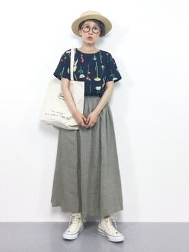 ひいこさん（レディース・154cm）の春コーディネート