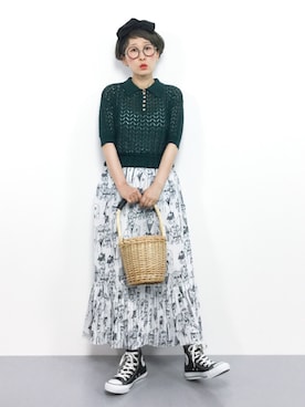 ひいこさん（レディース・154cm）の夏コーディネート