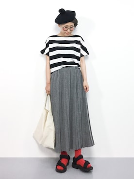 ひいこさん（レディース・154cm）の夏コーディネート