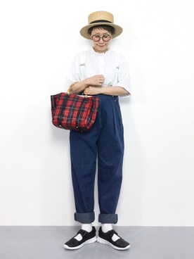 ひいこさん（レディース・154cm）の夏コーディネート