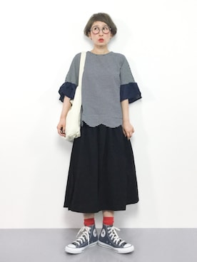 ひいこさん（レディース・154cm）の夏コーディネート