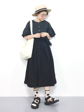 ひいこさん（レディース・154cm）の夏コーディネート