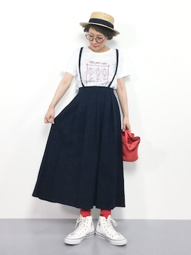 ひいこさん（レディース・154cm）の夏コーディネート