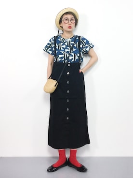 ひいこさん（レディース・154cm）の夏コーディネート