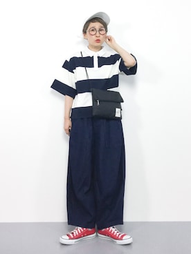 ひいこさん（レディース・154cm）の夏コーディネート