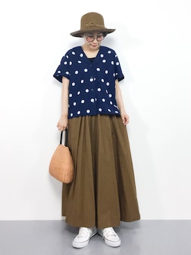 「ひいこドットコム」｜ひいこさん（レディース・154cm）の夏コーディネート