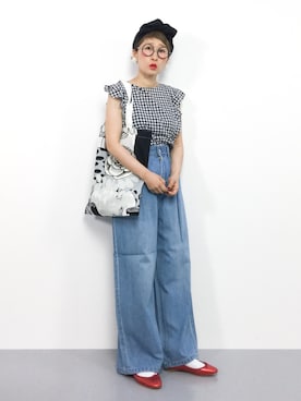 ひいこさん（レディース・154cm）の夏コーディネート