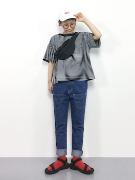 ひいこさん（レディース・154cm）の夏コーディネート