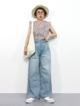 ひいこさん(レディース・154cm)の夏コーディネート