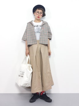 ひいこさん（レディース・154cm）の夏コーディネート