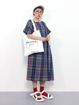 ひいこさん（レディース・154cm）の夏コーディネート