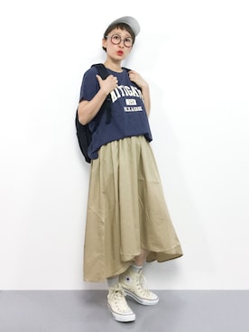 ひいこさん（レディース・154cm）の夏コーディネート