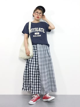 ひいこさん（レディース・154cm）の夏コーディネート