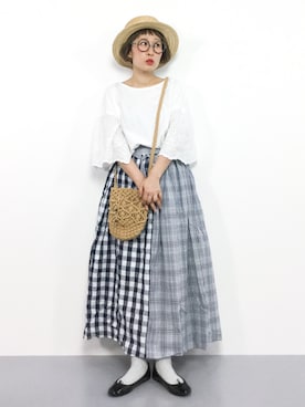 ひいこさん（レディース・154cm）の夏コーディネート