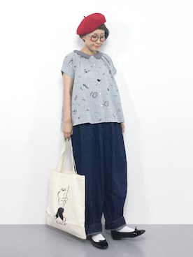 ひいこさん（レディース・154cm）の夏コーディネート