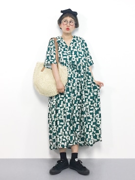 ひいこさん（レディース・154cm）の夏コーディネート