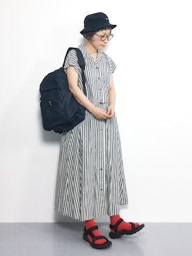 ひいこさん（レディース・154cm）の夏コーディネート