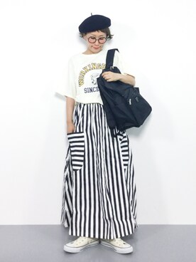 ひいこさん（レディース・154cm）の夏コーディネート