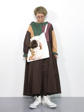 ひいこさん（レディース・154cm）の秋コーディネート