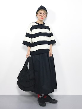 「PUAL CE CIN（ピュアルセシン）のアイテム」を使った、ひいこさん（レディース・154cm）の秋コーディネート