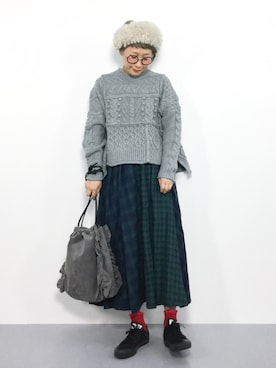 ひいこさん（レディース・154cm）の秋コーディネート