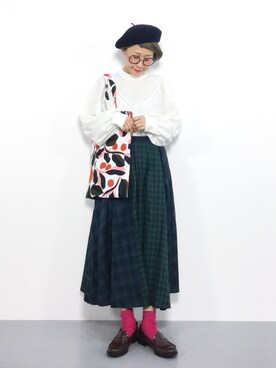 ひいこさん（レディース・154cm）の秋コーディネート