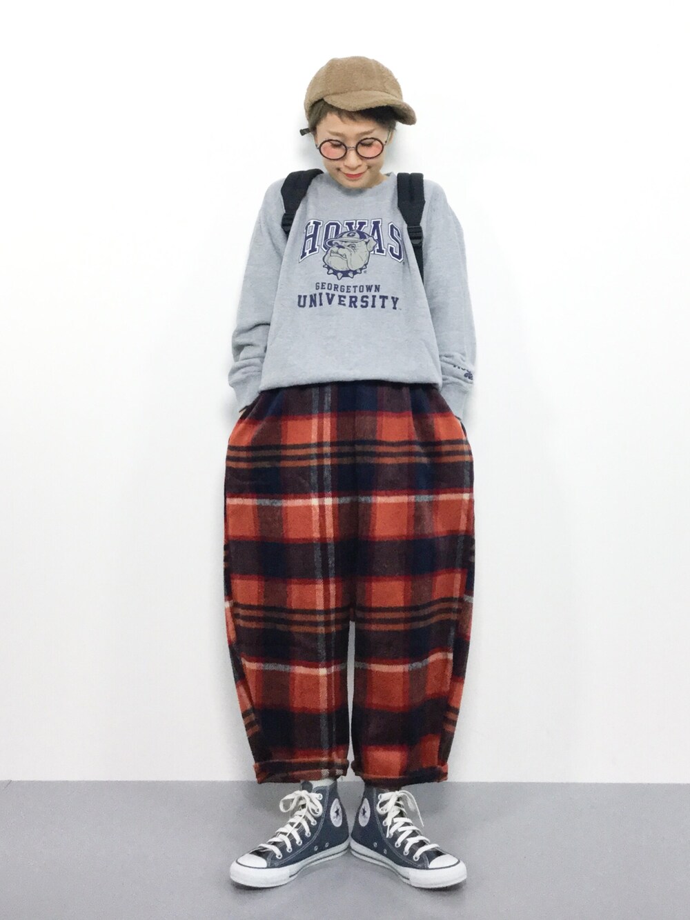 アンティカ チェック ゆるダボ サルエルパンツ ワイドパンツ 楽天市場】いつものコーデが変わる最旬チェック柄。チェック柄