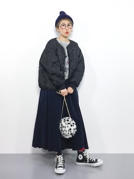 ひいこさん（レディース・154cm）の秋コーディネート