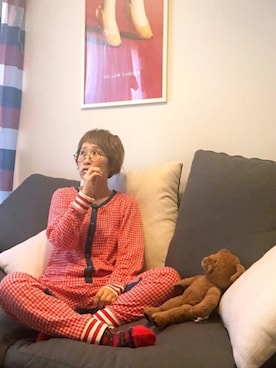 「une nana cool（ウンナナクール）のアイテム」を使った、ひいこさん（レディース・154cm）の秋コーディネート