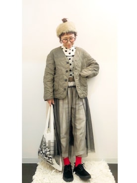 ひいこさん（レディース・154cm）の秋コーディネート