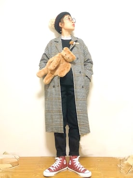 ひいこさん（レディース・154cm）の冬コーディネート