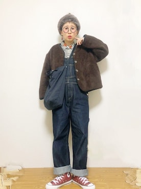 ひいこさん（レディース・154cm）の冬コーディネート