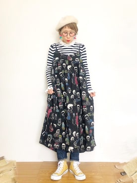 ひいこさん（レディース・154cm）の冬コーディネート