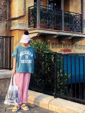 ひいこさん（レディース・154cm）の夏コーディネート