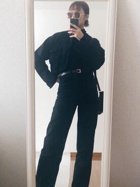 「UNIQLO（ユニクロ）のエクストラファインメリノリブタートルネックセーター（長袖）（ニット/セーター）」を使った、latteさん（レディース・169cm）の冬コーディネート