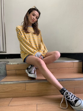 arisa funayamaさん（レディース・158cm）の春コーディネート